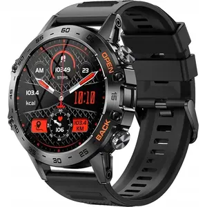Смарт‑часы Giewont VT120-1 с силиконовым ремешком — чёрные