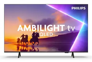 Телевизор Philips 55PUS8450 55 дюймов QLED 4K Ultra HD Smart TV с Wi-Fi и цифровым тюнером черного цвета