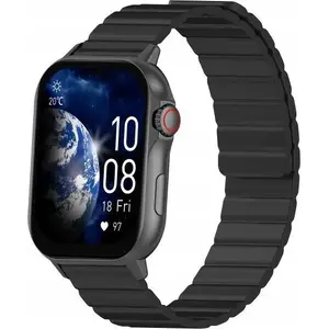 Viedpulkstenis Wenom HUMBLE SB9553 — ūdensizturīgs IP68, 2,04" AMOLED, melns