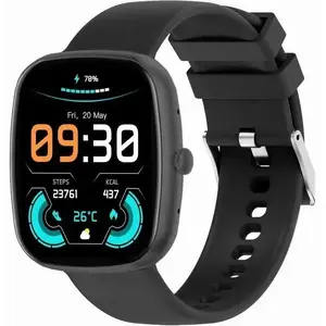 Смарт‑часы Gravity GT18-9 с двумя ремешками, черные