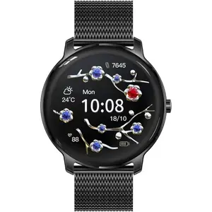 Смарт‑часы Rubicon RNBE66 sr014e — чёрные, наручные устройство с функциями фитнеса и уведомлений