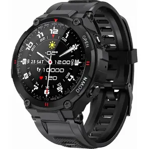 Смарт‑часы Gravity GT7-1 Черные — Gravity 18732, сенсорный экран, силиконовый ремешок