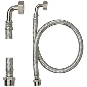 Flexible hose set Famas DN20 with NO1/NO1 fittings, length 500 mm, pack of 2