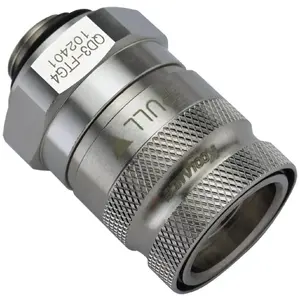 Koolance QD3 ātrsavienojums taisns G1/4" ārējā vītne, bez noplūdēm, sudraba