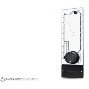 Reservoir Distroplate Singularity Phanteks NV9 D5 for D5 pump, custom water cooling distribution