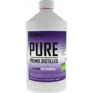 Liquid coolant XSPC Pure Coolant 1 L — purple UV reactive