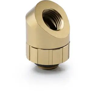 Angled 45° Rotary Fitting BitsPower Artemis – Stardust Gold
