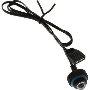 XSPC ARGB LED aizbāzne G1/4 5V 3‑Pin — melna