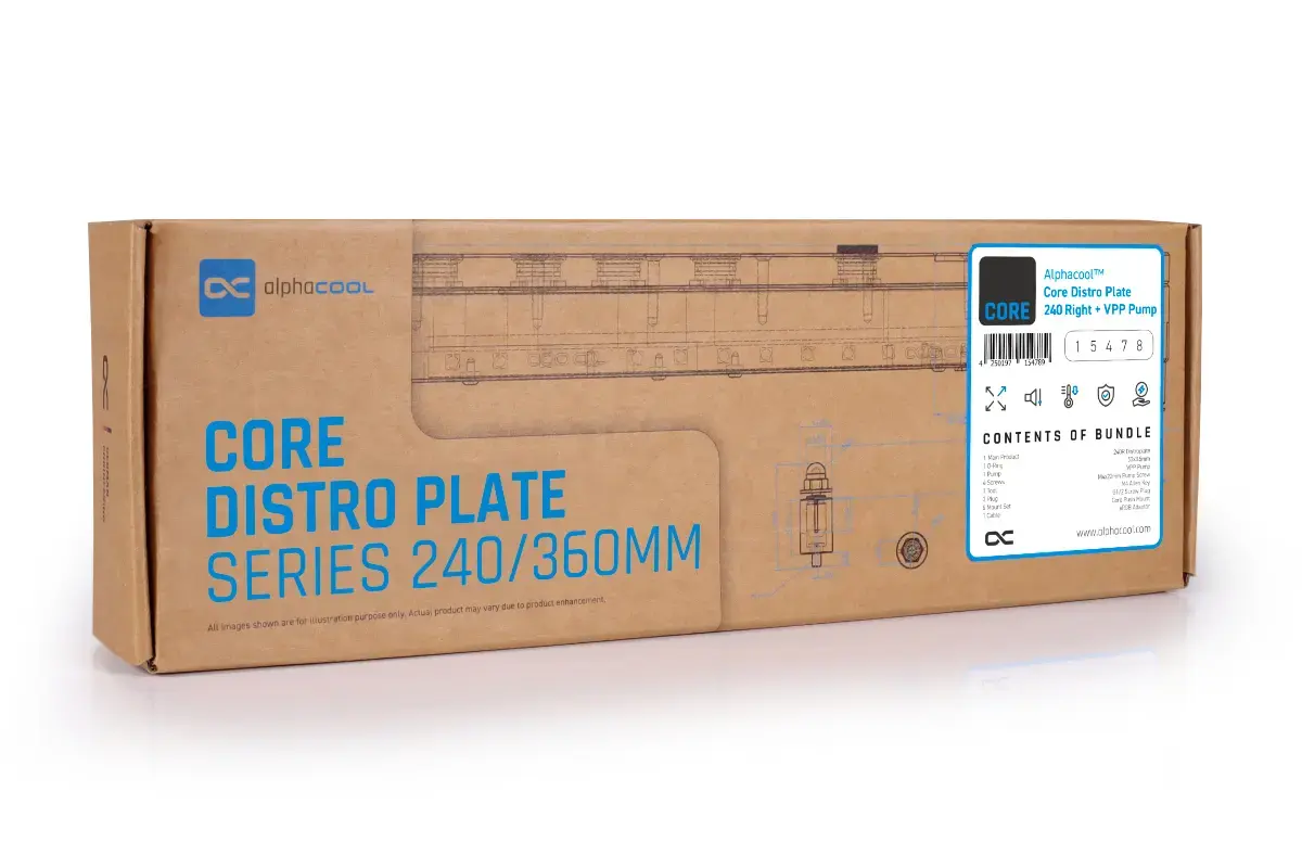 Watercool Alphacool Core sūknis un rezervuārs (distro plate) Photo 6