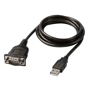 Кабель-конвертер Lindy 43413 USB Type-A в RS-232 1.5 м Серый штекер-штекер