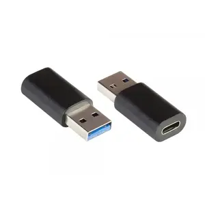 Cable gender changer Alcasa USB-AD300 USB 3.0/3.1 Gen 1 Type A to USB-C Black, nickel/gold contacts