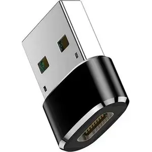 Adapter TelForceOne USB-C to USB-A, black