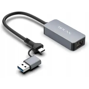 Ethernet Adapter Bounn USB to USB-C 2.5 Gbps (JL-CH01A_ETH2500)