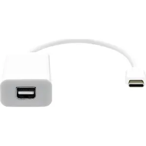 Adapter ProXtend USB-C to Mini DisplayPort 20 cm — ProXtend USB-C to Mini DP cable, white