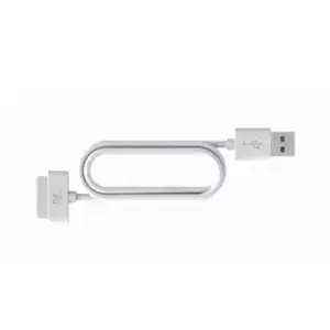 Cable BlueLounge 0.2 m USB A to Apple 30‑pin, white, model EX-30-W