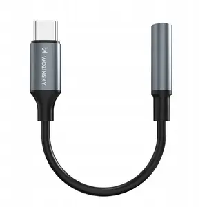 Wozinsky USB-C to 3.5 mm Mini Jack Adapter WACM-01, black