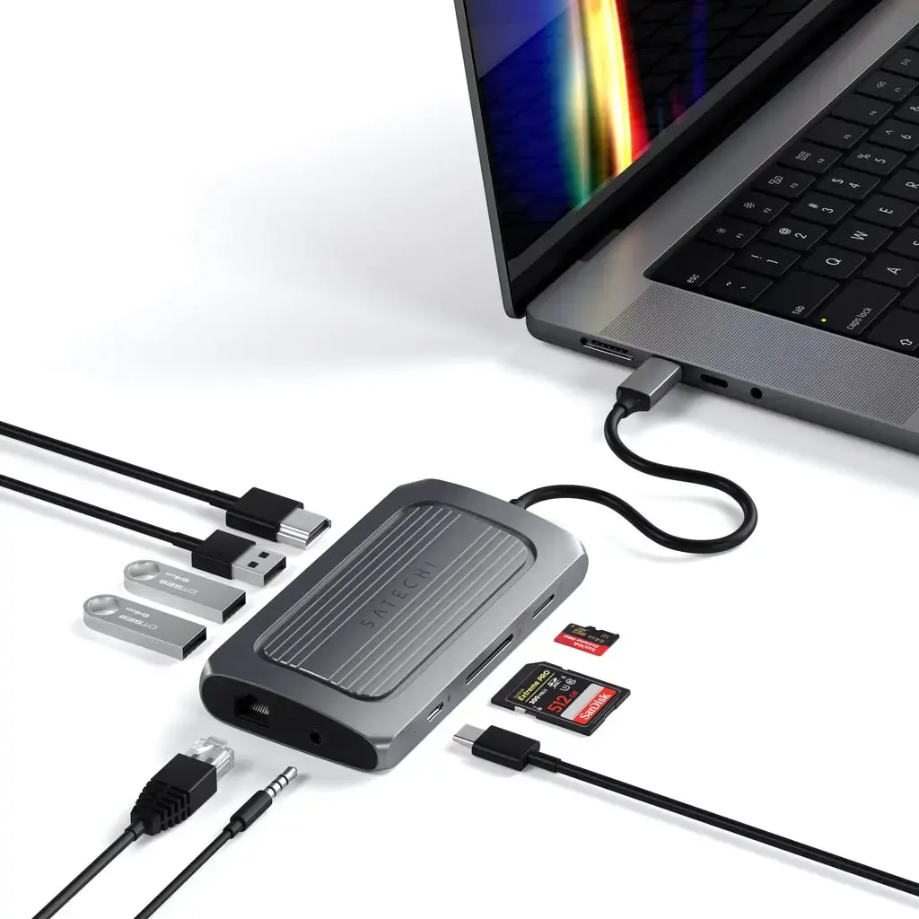 Satechi ST-U4MA3M док-станция USB Type-C Photo 5