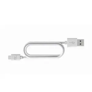 USB A to Micro-USB B cable BlueLounge 0.2 m, male-to-male, white