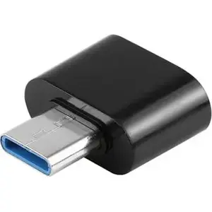 USB to USB-C adapter, No name model 26857, black