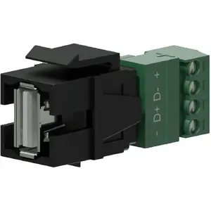 Adapter Procab VCK625/B USB 2.0 A to 4-pin Euroblock, black