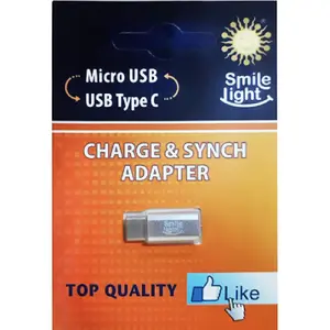 Адаптер USB Smile SLA-MTC-MB — переходник USB-C на Micro USB, компактный коннектор