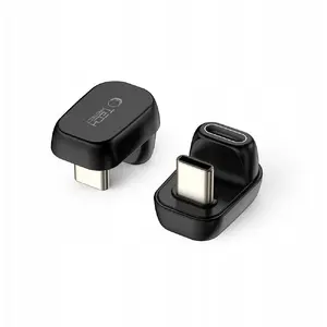 Angle Adapter Type-C Tech‑Protect ULTRABOOST AA04 — right‑angle USB‑C connector, black