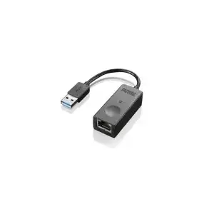Network adapter Lenovo 4X90S91830 USB 3.0 to Ethernet, wired 1000 Mbit/s, black
