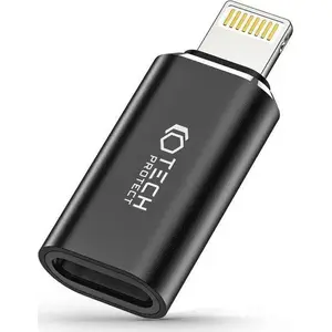 Adapter Tech-Protect Ultraboost Lightning to USB-C, Black