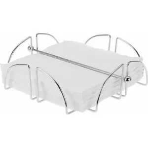 Napkin holder stand Excellent Houseware model 122937 chromed metal