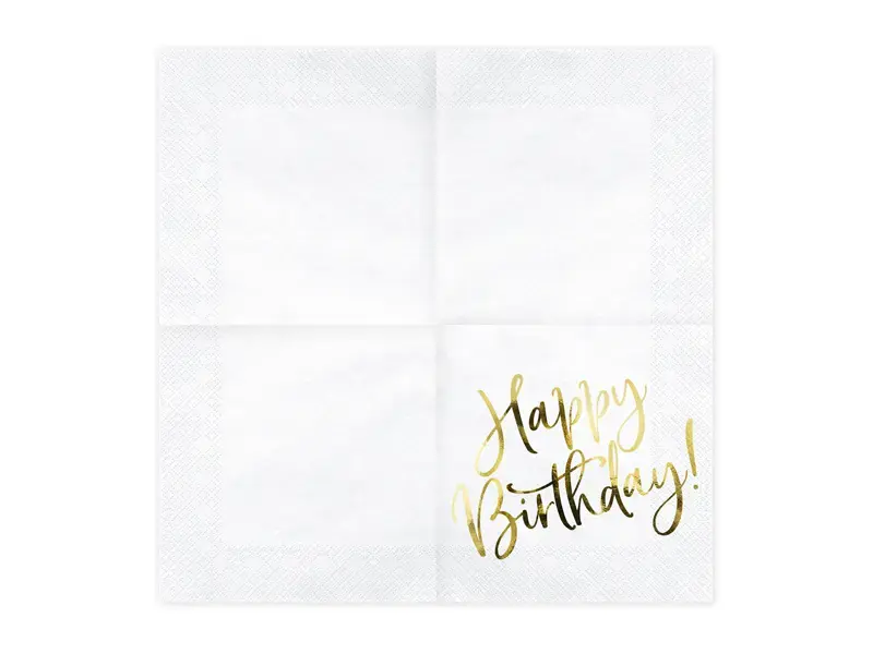 Paper napkins PartyDeco SP33-79-008-019 Photo 2