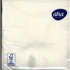 Paper napkins aha: Serwetka "L" White 20 pcs