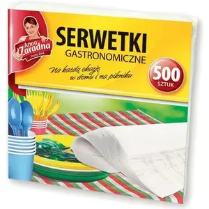 Paper napkins Anna Zaradna gastronomic 15 x 15 cm pack of 500 (PP0213)