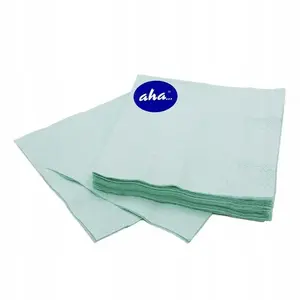 Paper Napkins aha: 3-ply 33x33 cm, quarter-fold, 20 pcs, pastel sea-green
