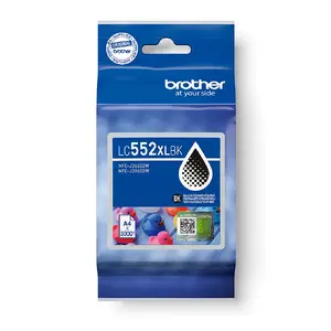 Картридж Brother LC552XLBK Original Black пигментные чернила, 1 шт., ресурс ~3000 стр.