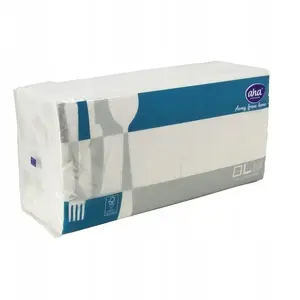 Paper napkins aha: AHA, 1-ply, quarter fold 33×33 cm, 500 pcs, white