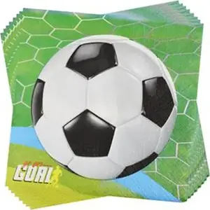 Paper party napkins No name Gol! 33 cm round, 20 pcs, universal