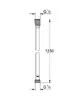 GROHE Silverflex TwistStop Black shower hose Photo 2