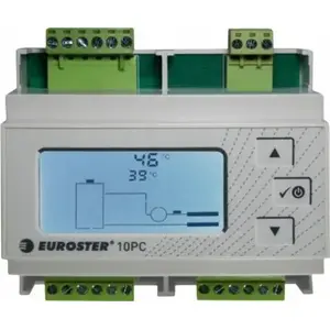 Heating pump controller Euroster EUE10PC – CO pump and heat source control