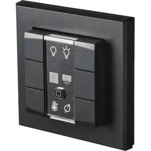 Wall-mounted 6-button remote control Homematic IP Wandtaster — RF wireless, up to 200 m range, IP20