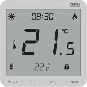 Wired Room Thermostat TECH T-3.1 (two-position), white