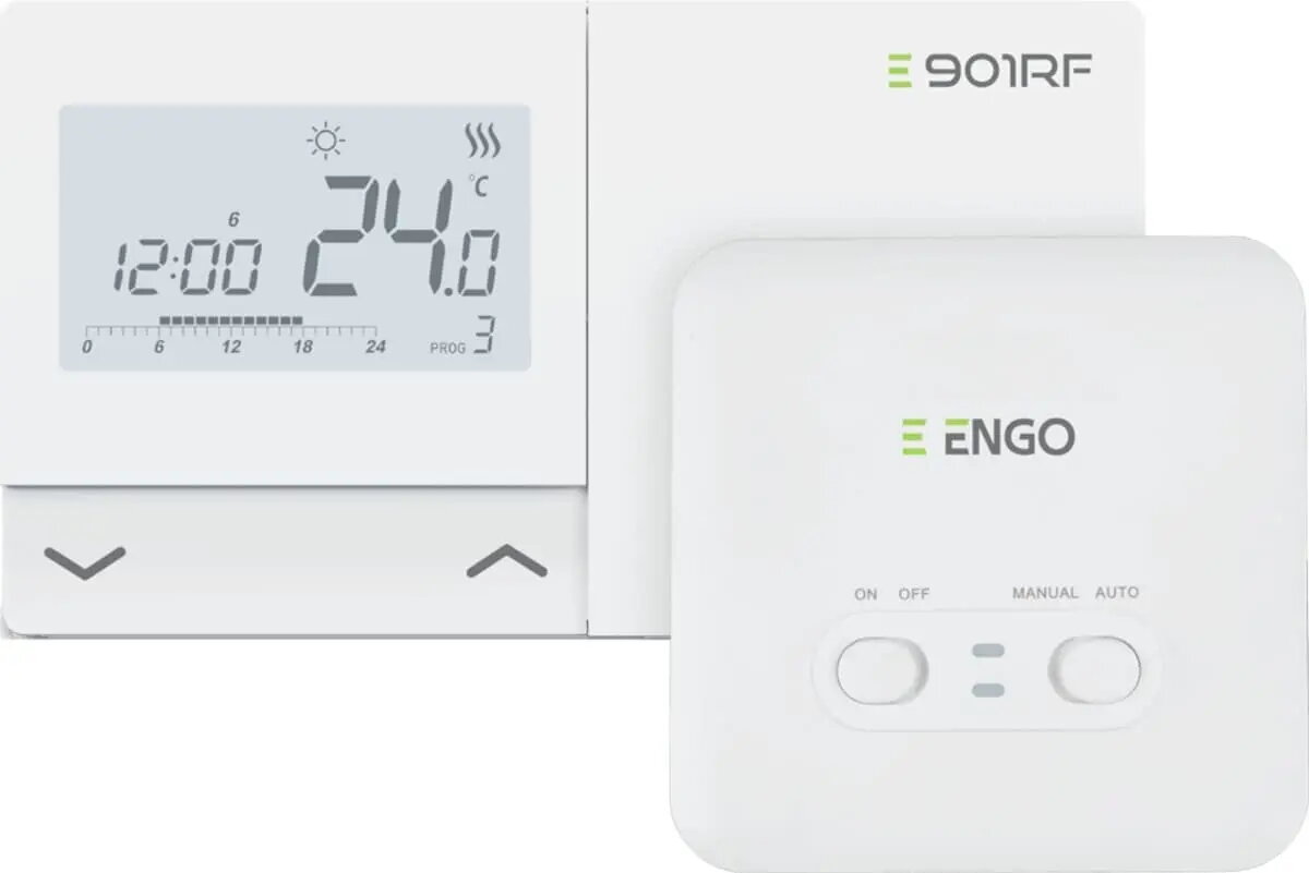 Bezvadu elektroniskais temperatūras regulators Engo E901RF