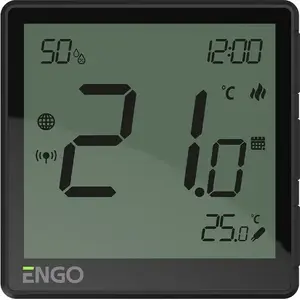 Встраиваемый интернет-регулятор температуры Engo EONE230B ZigBee 230V черный