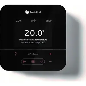 Room radio thermostat Saunier Duval SRT 380f Mi SET — wireless room regulator, model SRT 380f