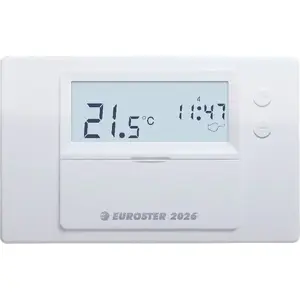 Temperature regulator Euroster E2026TX RXG for heating devices — room thermostat controller