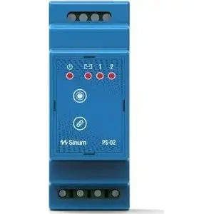 Din-rail wireless relay module TECH-STEROWNIKI PSZ-02 (blue)