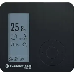 Programmable temperature controller Euroster 4040 SMART by Euroster, black
