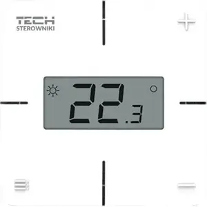 Wired room regulator TECH R-8x for L‑X power strip, white