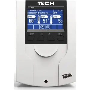 Controller for heating installation TECH TSSTI1CWU — supports 1 actuator and one DHW circuit