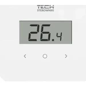 Room wireless thermostat TECH R-8B PLUS, two-state, white