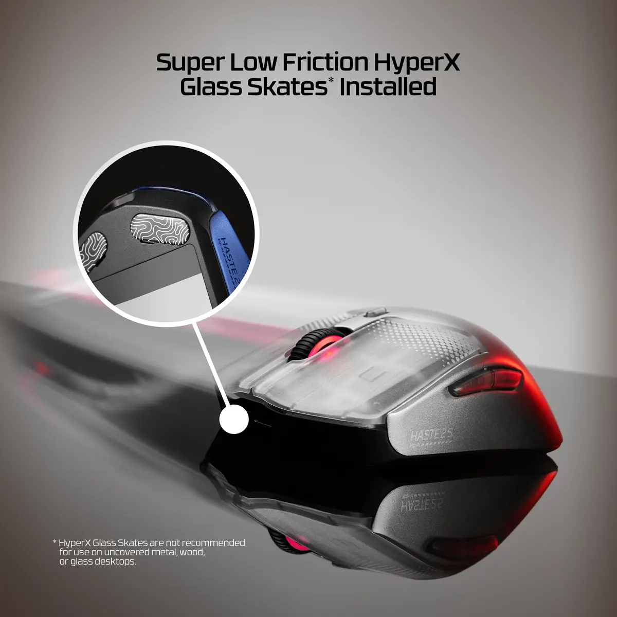 HyperX Pulsefire Haste 2 S Navy bezvadu spēļu pele Photo 5